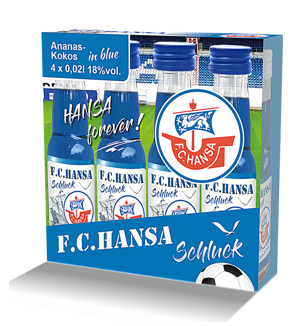 "F.C. HANSA SCHLUCK" Ananas-Kokoslikör